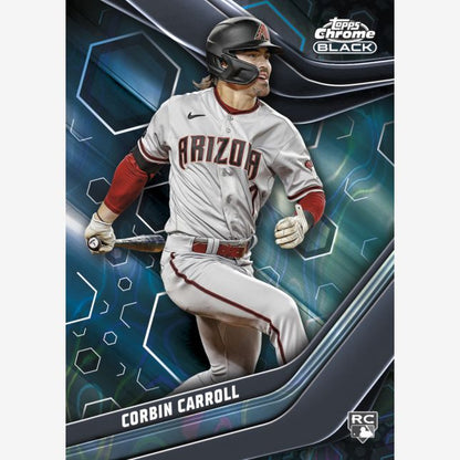 2023 Topps Chrome Black Baseball-Corbin Carroll