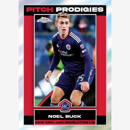2023 Topps Chrome MLS Major League Soccer Hobby Box-Noel Buck_Pitch Prodigies