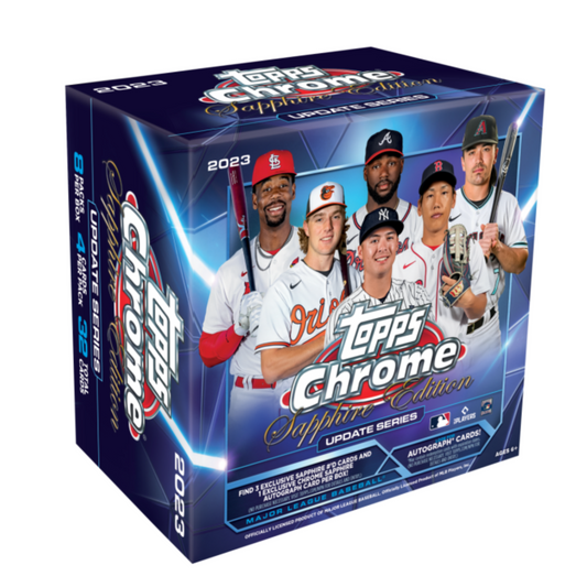 2023 Topps Chrome Update Sapphire Edition Baseball Hobby Box
