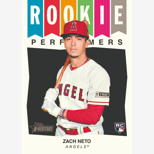 2023 Topps Heritage High Number Baseball-Zach Neto