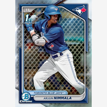 2024 Bowman Baseball Cards - Arjun Nimmala