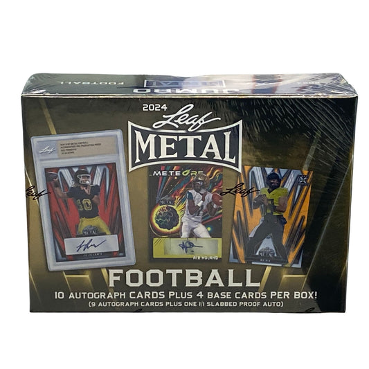 2024 Leaf Metal Football Jumbo Box