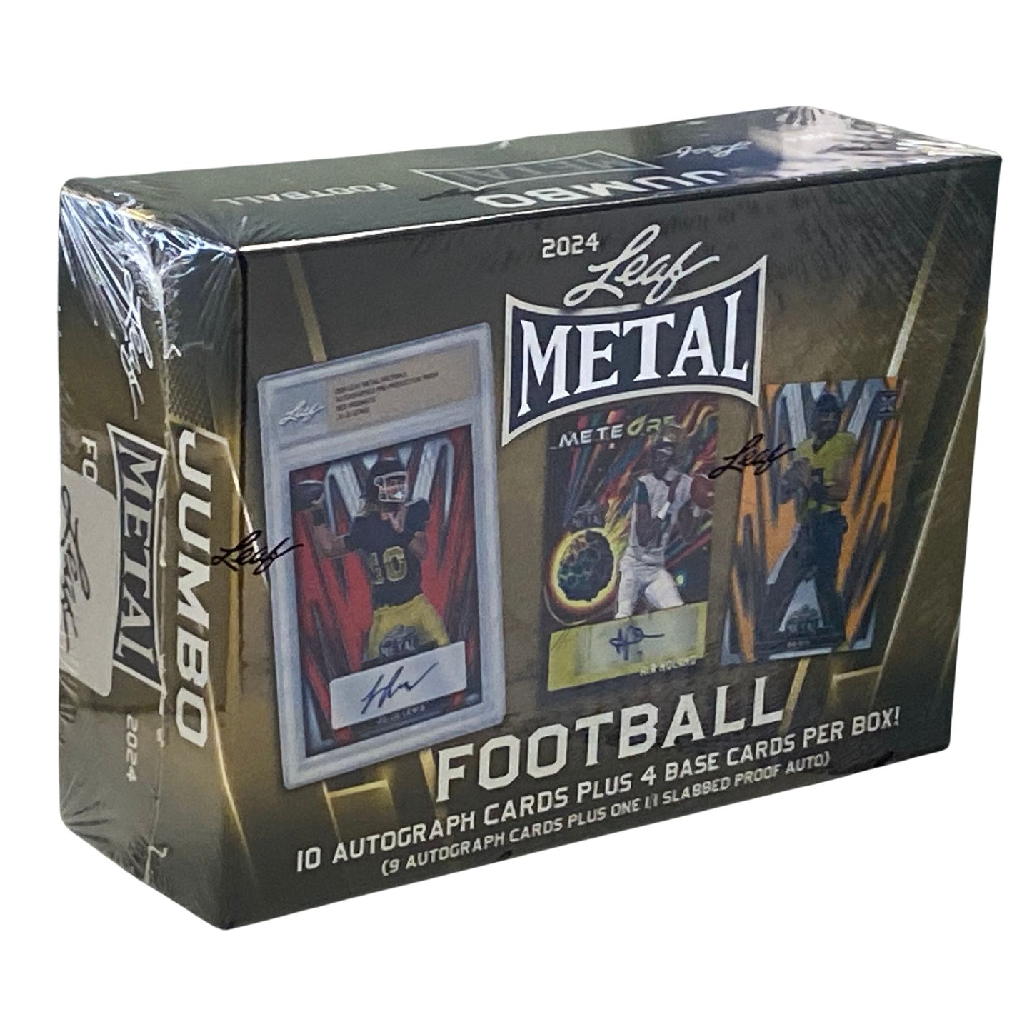 2024 Leaf Metal Football Jumbo Box