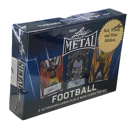2024 Leaf Metal Football RWB Edition Hobby Box