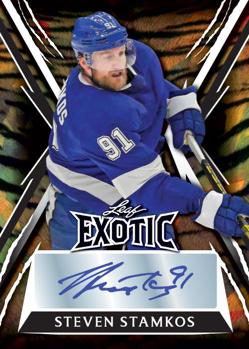 2024 Leaf Metal Legends Hockey Cards-Steven Stamkos-Auto Exotic