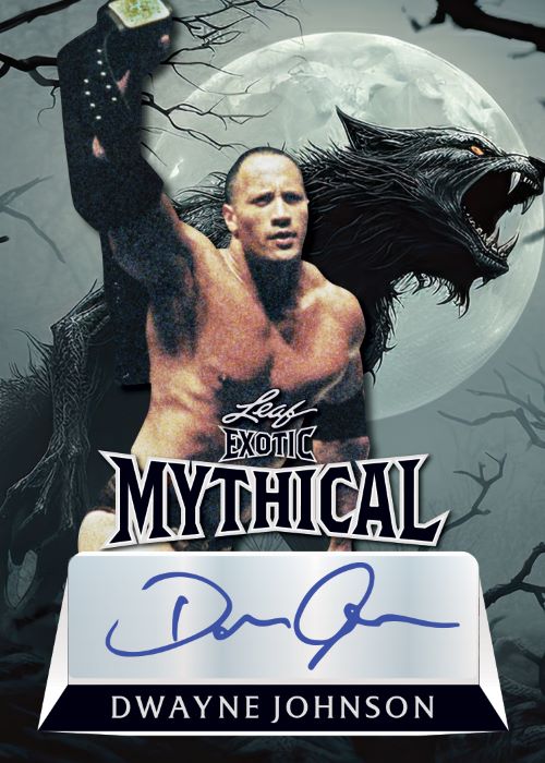 2024 Leaf Metal Legends Wrestling Cards-Dwayne Johnson-Mythical