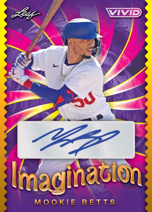 2023 Leaf Vivid Baseball Cards-Mookie Betts-Imagination