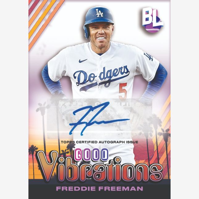 2024 Topps Big League Baseball Cards-Freddie Freeman-Good Vibrations
