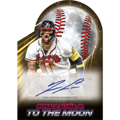 2024 Topps Big League Baseball Cards-Ronald Acuna Jr-To The Moon