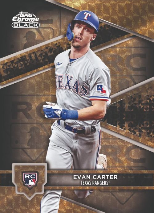 2024 Topps Chrome Black Baseball Cards-Evan Carter