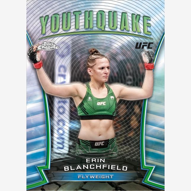 2024 Topps Chrome UFC Cards-Erin Blanchfield_Youthquake