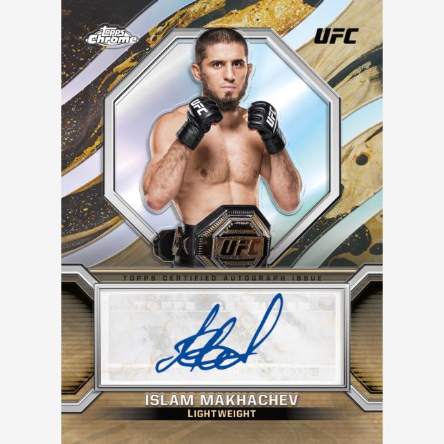 2024 Topps Chrome UFC Cards-Islam Makhachev_Marks of Champs