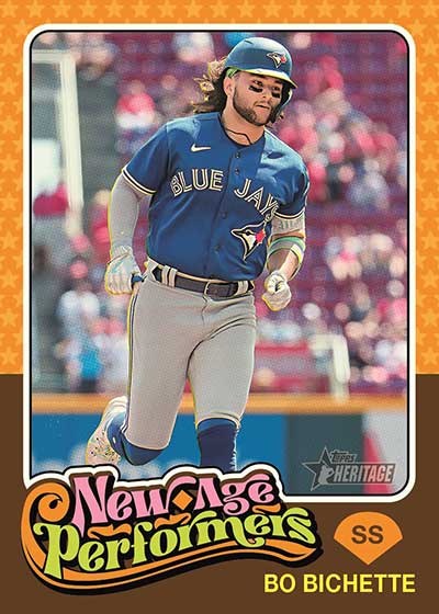 2024 Topps Heritage Baseball Cards - Bo Bichette_New Age Performers