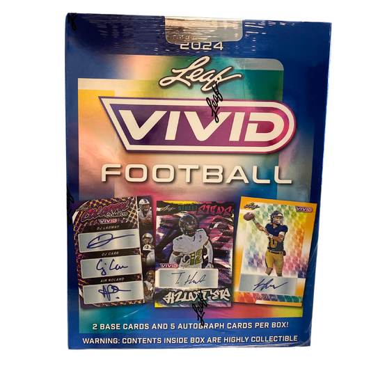 2024 Leaf Vivid Football Hobby Box