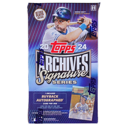 2024 Topps Archives Signature Series Retired Players Edition Baseball Hobby Box (Presell)
