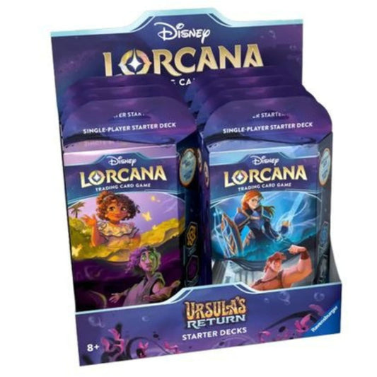 Disney Lorcana Ursula's Return Starter Deck Display (8 Decks)