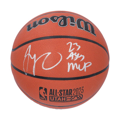 Jayson Tatum Autographed "23 ASG MVP" Wilson 2023 ASG Indoor/Outdoor Basketball