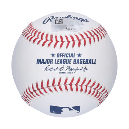 Fanatics Authentic Julio Rodriguez Autographed "22 AL ROY" Rawlings Official MLB Baseball w/ Display Cube