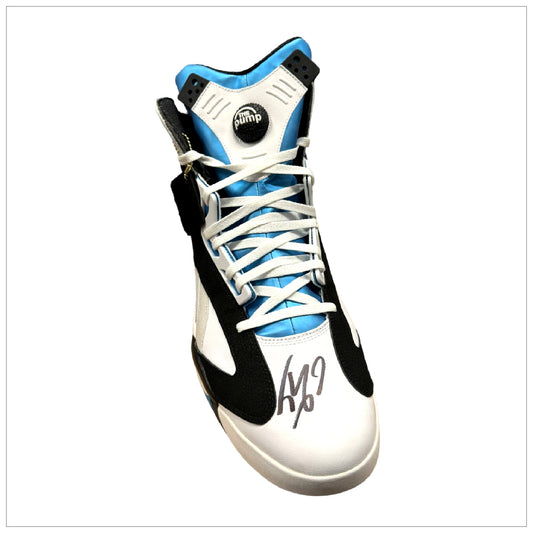 Fanatics Authentic Shaquille O'Neal Autographed Orlando Magic Reebok Blue/White Size 22 SHAQ Sneaker