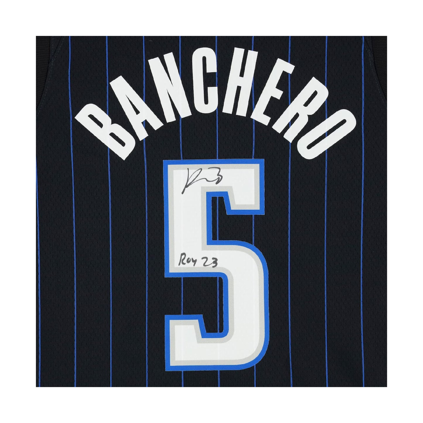 Fanatics Authentic Paolo Banchero Autographed Orlando Magic Black Nike 2022/23 Icon Swingman Jersey w/ "ROY 23" Inscription