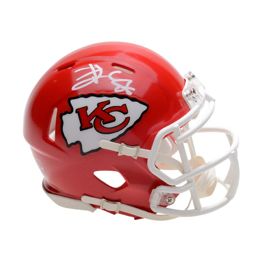 Fanatics Authentic Travis Kelce Autographed Kansas City Chiefs Riddell Speed Mini Helmet