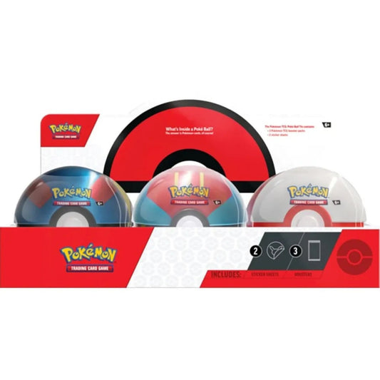 Pokemon 2023 Q3 Pokeball Tin Display