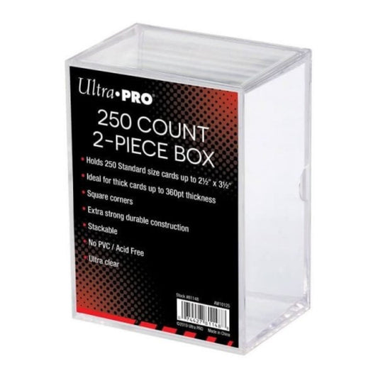 Ultra Pro 250ct 2-Piece Slide Storage Box