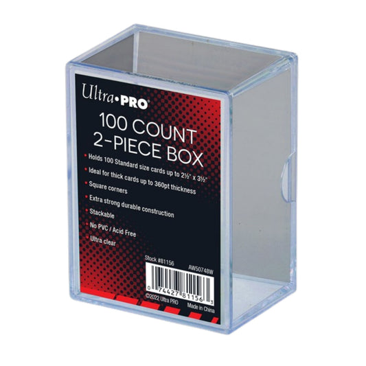 Ultra Pro 100ct 2-Piece Slide Storage Box