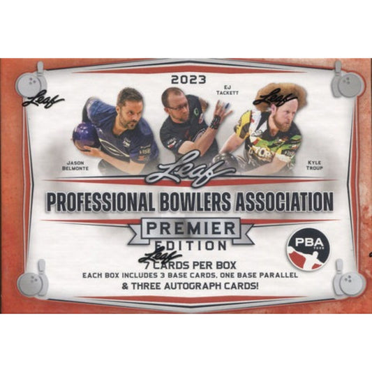 2023 Leaf Professional Bowlers Association Premier Edition Bowling Hobby Box
