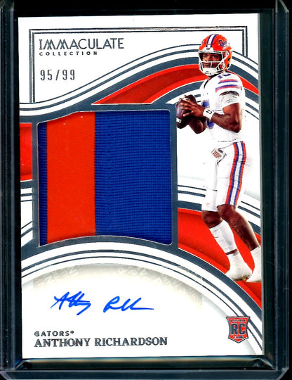 2023 Panini Immaculate Collegiate Anthony Richardson Rookie RPA /99 Florida