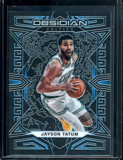 2022-23 Panini Obsidian Jayson Tatum Blue /30 Celtics