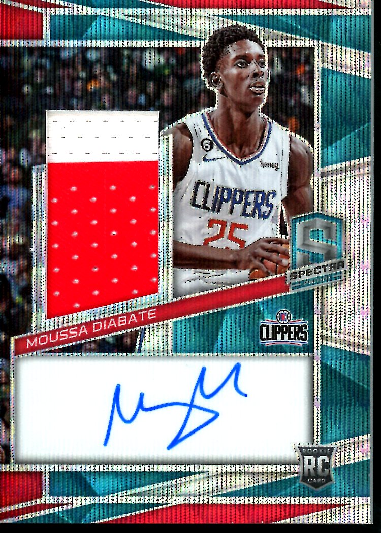 2022-23 Panini Spectra Moussa Diabate Rookie RPA /30 Clippers