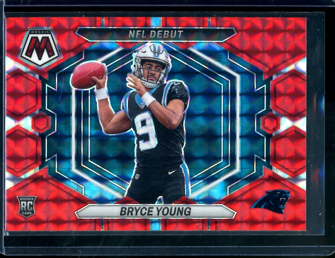2023 Panini Mosaic Bryce Young Rookie Debut Red Panthers