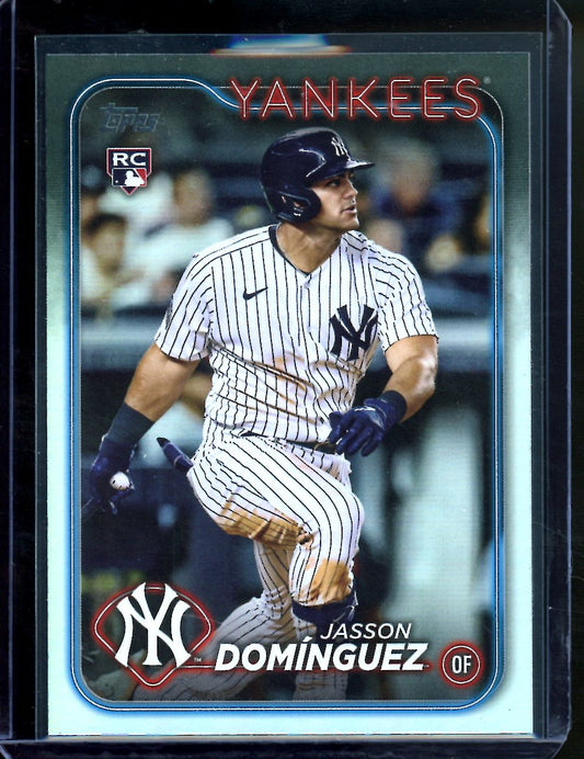 2024 Topps Series One Jasson Dominguez Rookie Rainbow Foil Yankees
