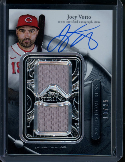 2024 Topps Sterling Joey Votto Patch Auto /25 Reds
