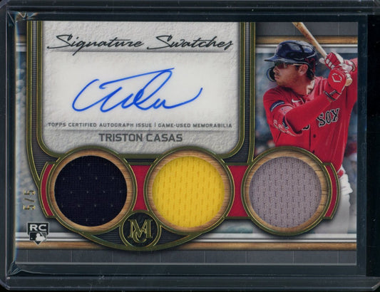 2023 Topps Museum Triston Casas Rookie RPA /5 Red Sox