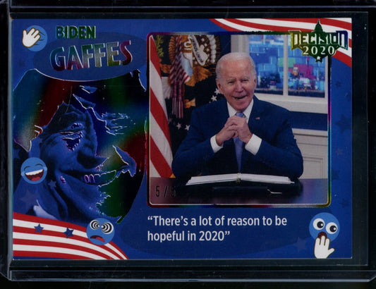 2022 Decision Joe Biden "Biden Gaffes" Rainbow /5 President
