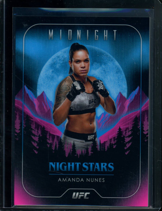2024 Topps Midnight UFC Amanda Nunes Night Stars Bantamweight