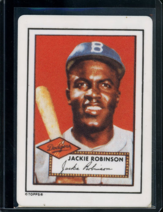 1990 Topps Hamilton Collection Jackie Robinson Commemerative 1952 Topps Ceramic Card Dodgers