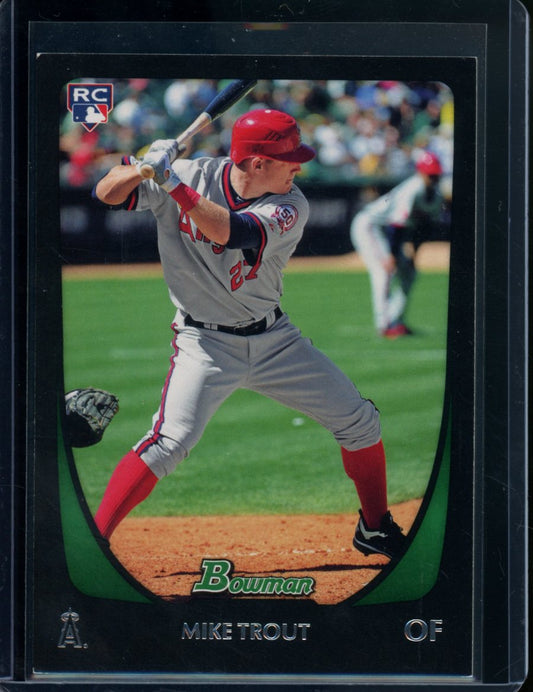 2011 Bowman Mike Trout Rookie #101 Angels