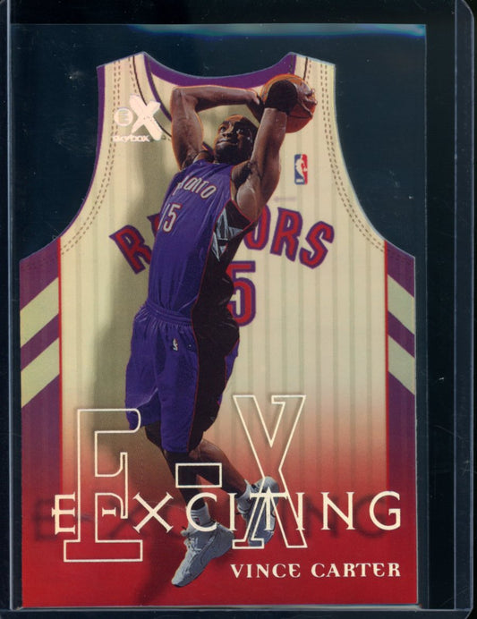 2000 Skybox EX Vince Carter E-Xciting Die-Cut Raports