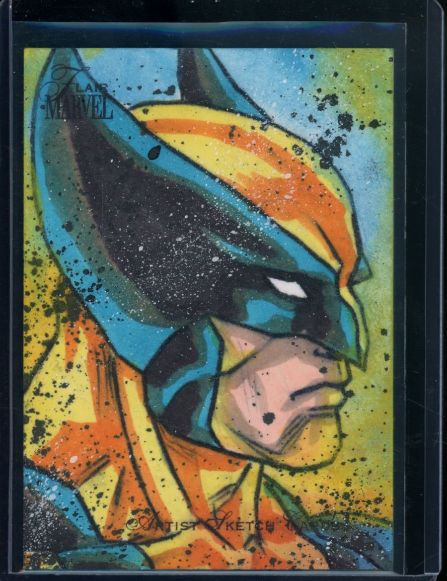 2023 Upper Deck Marvel Flair Wolverine 1/1 Sketch Card Jeffery Benitez 