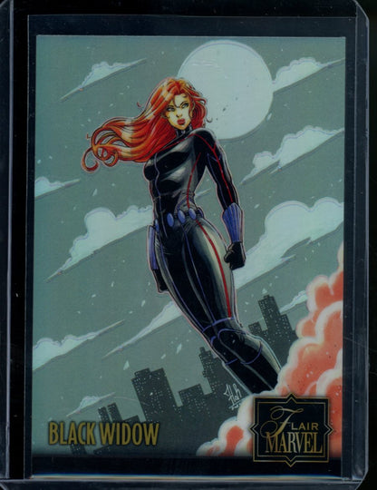 2023 Upper Deck Marvel Flair Black Widow Iridescence SP 