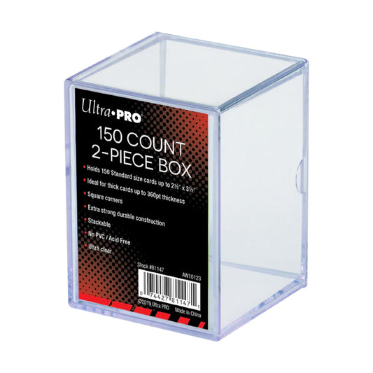 Ultra Pro 150ct 2-Piece Slide Storage Box