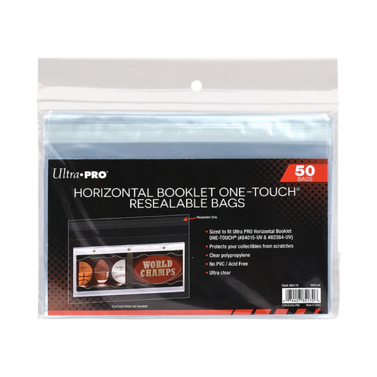 Ultra Pro Resealable Horizontal Booklet One-Touch Bag