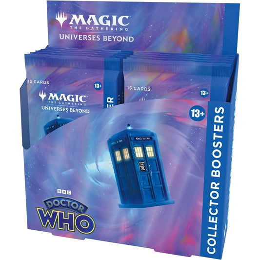 Magic The Gathering Universes Beyond Doctor Who Collector Booster Box