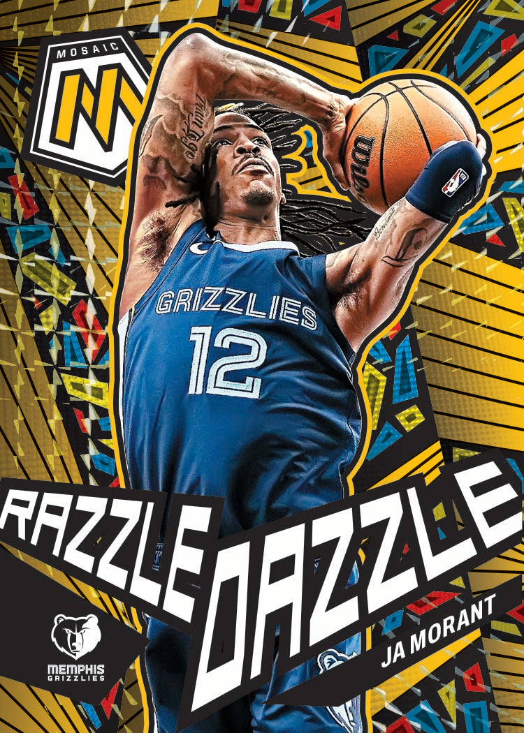 2022/23 Panini Mosaic Basketball Hobby Box-Ja_Morant