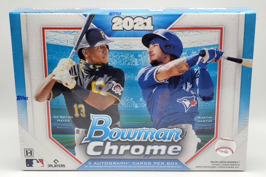 2021 Bowman Chrome Jumbo Baseball Box