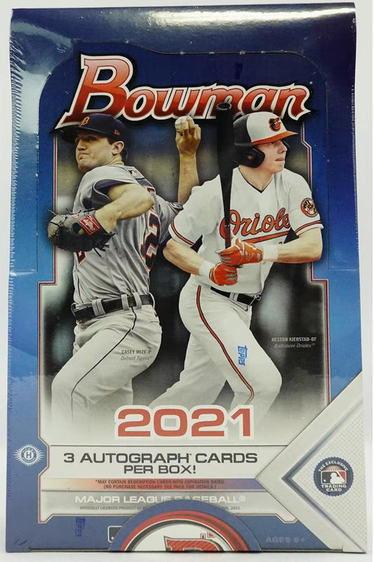 2021 Bowman Jumbo Baseball Box