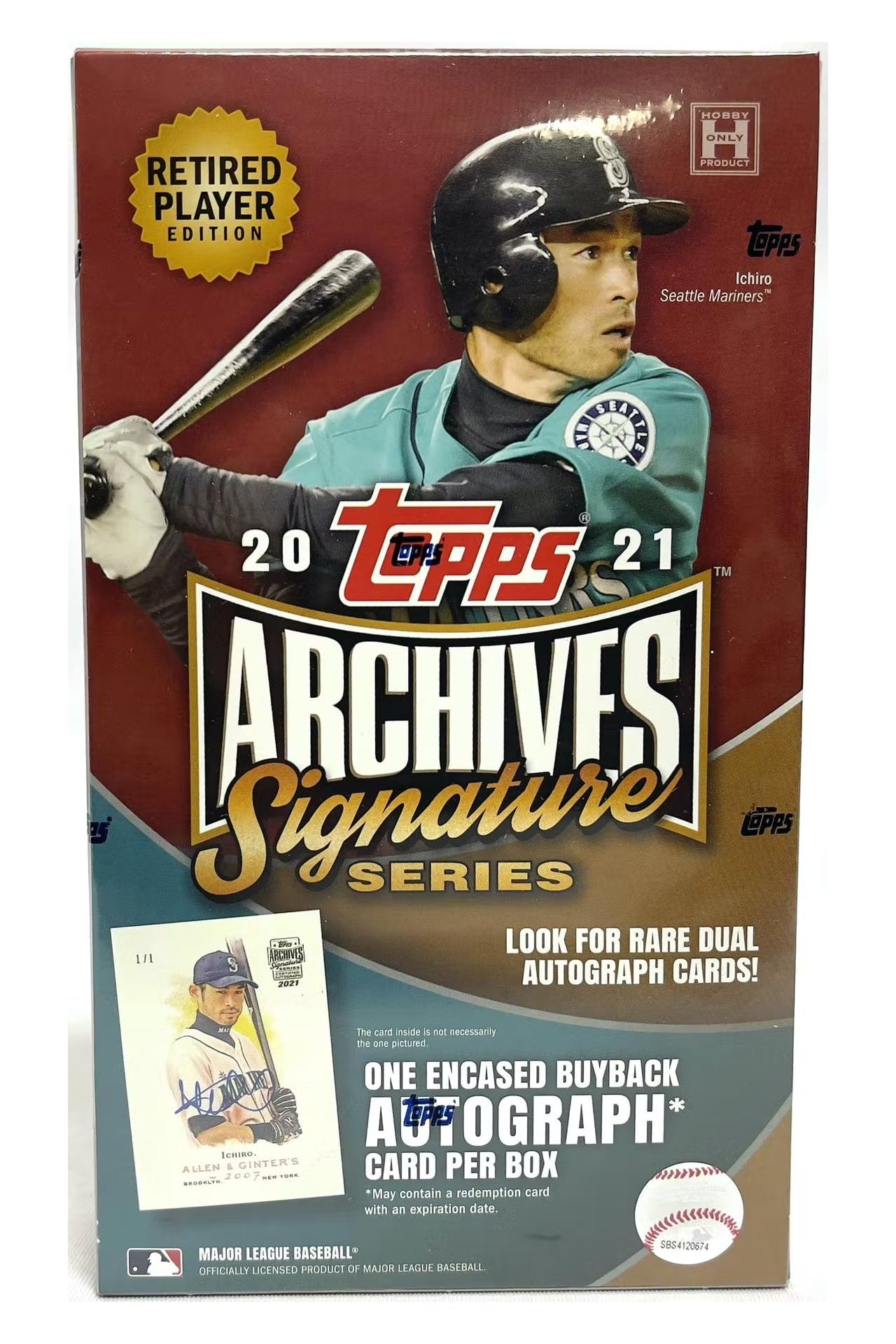 2021 Topps Archive Signature Retired Baseball Box